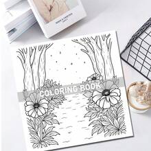 24-Page Christmas Coloring Book: Includes Christmas Wreath, Santa Hat, Candy Cane, Gingerbread Man And More, Christmas Gift, Halloween Gift, Birthday Gift, Party Gift, Anniversary Gift, 7.9*7.9in