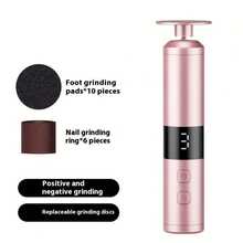 1pc Rechargeable Electric Foot Polisher, Thick Leather Foot Polishing Device, Foot Polisher - Digital Display Two-in-one - View 13