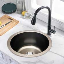 YUNRUX Kitchen Sinks - Grey - View 2