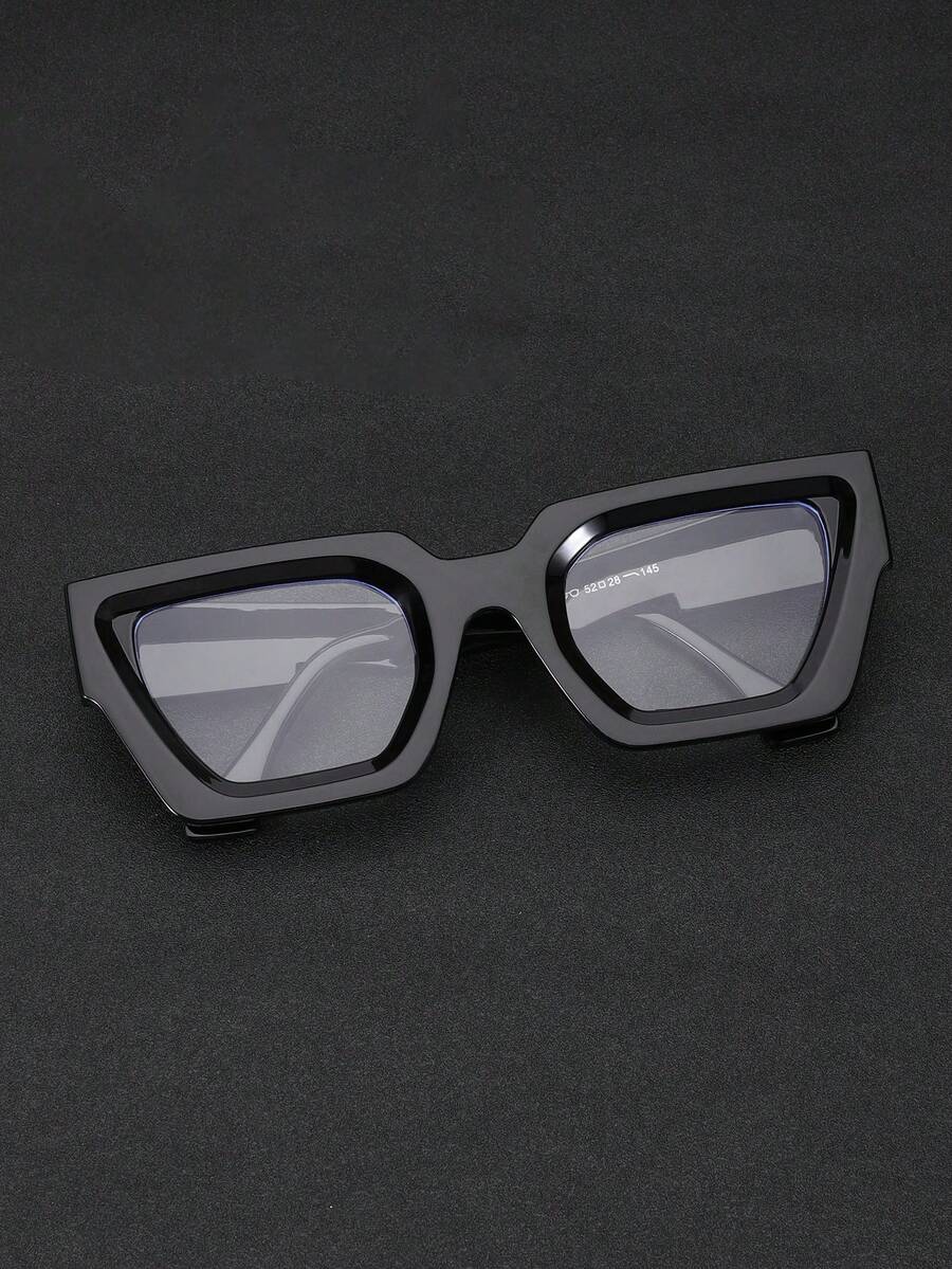 1 para okularów unisex w stylu retro, odpowiednich do dekoracji na zewnątrz, wypoczynku, fotografii ulicznej - Wielokolorowe - Zobacz 1