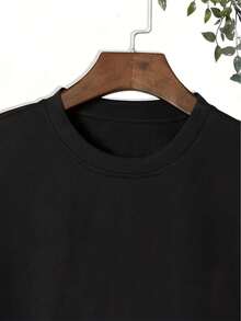 Maglietta casual premium da uomo - Maglietta a maniche corte con stampa alla moda, collo a giro, top estivo, lavabile in lavatrice