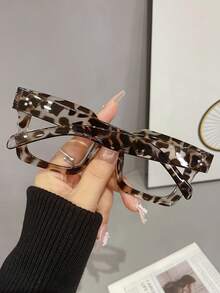 1 副女士简约多框透明镜片眼镜，适合日常佩戴 - 彩色 - 查看 2