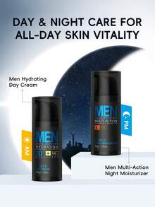 1 Set 7pcs Laikou Men's Oil Control Skincare Set (Pore Minimizing Skincare Gift Box, Pore Tightening Skincare Gift Bag, Suitable For All Skin Types, Gift For Dad) - 7pcs - View 9