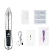 Light Beige Label Remover Pen With LCD Display Screen, Suitable For Both Men And Women - 銀色 - 查看 2
