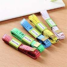 1Pc Soft Tape Measure For Body Measurement, Body Waist, Tailor Sewing Process, Digital Tape Measure For Fabric Measurement, Mini Collection Pocket Tape Measure Tool (Random Color)