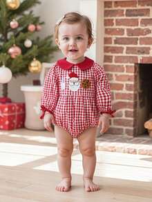 Baby Girls Bodysuits - Red - View 3
