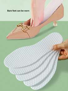 10 件/包一次性木浆鞋垫，适用于运动鞋和休闲鞋，超薄，吸湿排汗，防臭，男女皆宜