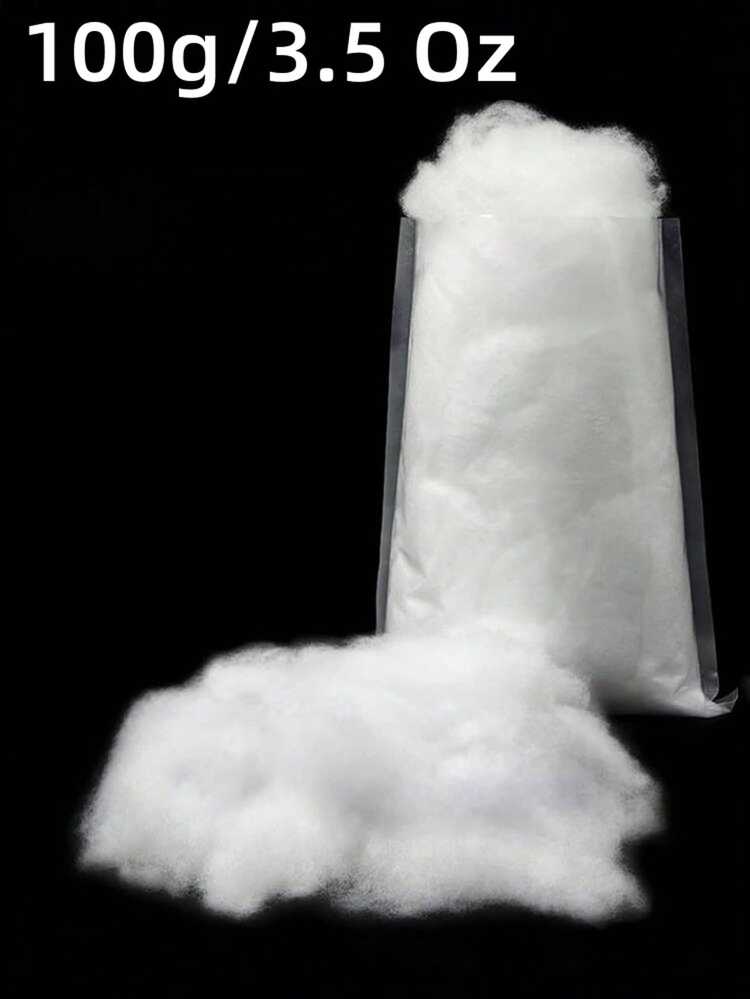 100g Künstlicher Weihnachtsschnee Dekoration, Faser Künstlicher Schnee Fluffige Innenraum Dekoration, Künstliche Schneedecken zum Abdecken von Weihnachtsbäumen, Heim- und Partydekorationen, Winter Mantel Dorf, Weihnachtsdekoration, Heimdekoration