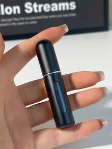 1pc 5ml Black Matte Refillable Atomizer Perfume Bottle - Black - View 5