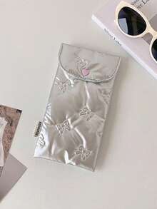 1 hộp đựng bút kiểu Ins có nơ dập nổi, túi đựng văn phòng phẩm chất lượng cao dành cho học sinh, hộp đựng bút hình bướm, túi đựng bút chì, túi đựng đồ đa năng. - Nhiều màu - Xem 13