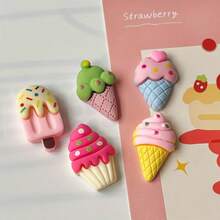 5pcs/Set Refrigerator Magnets - Fridge Magnets - Decorative Accessories For Office, Kitchen And Storage Cabinets - Creative Decor - Home Decor - Holiday Gifts - Office Supplies - Multi-Scene Use - Multicolor - View 2