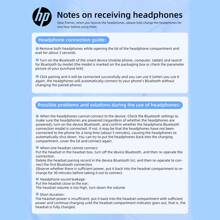 HP New 5.4 Wireless Earbuds, True Wireless In-Ear Headphones, 30 Hours Playtime, Compatible With Apple, Android And Other Devices, Comes With Creative DIY Stickers, Exquisite Gift, Best For Halloween And Christmas, USB Type-C - Orange - View 13
