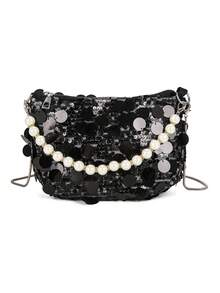 Prom Bag 2000s Style Bridal Party Pearl Clutch Pearl Bag Prom Accessories For Women, Rookies & White-Collar Workers