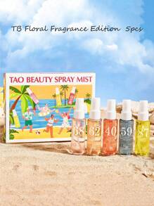 1pc/4pcs/5pcs 40ml/90ml Brazilian Collection Spray Mist With Gift Box, Limit Edition Aromatherapy Indoor, Outdoor Air Freshener Fragrance Multi-Layered Heightened State Of Bliss Spray With Long Lasting Natural Fresh Charming Essentials, Releasing Elegant Janeiro Vanilla Coconut Floral Fruity Citrus Wood Aquatic Ocean Sea Scent For Dating, Party, Gathering, Traveling, Holiday, Home, Hotel, Office, Ideal Gift For Family, Relatives And Friends