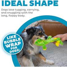 Outward Hound Squeaker Matz Plush Gator Dog Toy, Small - Squeaker Matz Gator - Xem 3