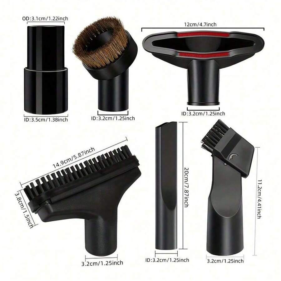 SOKANY Bộ phụ kiện máy hút bụi 6 món, bao gồm: đầu nối 32/35mm + đầu hút phẳng + đầu hút 2 trong 1 + đầu hút ghế sofa + bàn chải hình móng ngựa + bàn chải vuông bằng nhựa PP. Phù hợp với nhiều loại máy hút bụi. Các phụ kiện khác nhau cho các tình huống làm sạch khác nhau. Phụ kiện thiết yếu cho việc dọn dẹp nhà cửa.