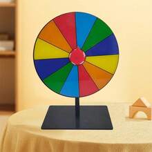 Erasable Spinning Game Prize Wheel Tabletop Lucky Draw Turntable For Teaching Events Interactive Activities - 彩色 - 查看 2