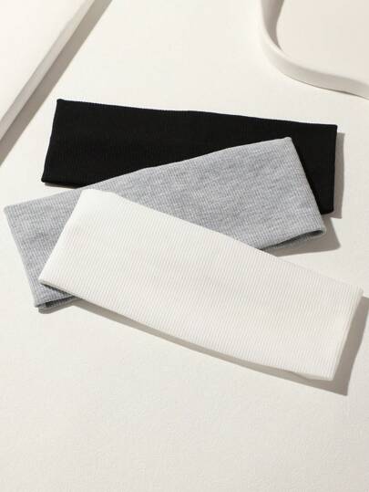 3 قطع/قطعة واحدة عصابة رياضية مرنة للنساء والرجال، اكسسوارات شعر للرياضة واليوغا والجري، عصابات شعر للخريف والشتاء، وشاح رأس للعطلات والملابس النسائية