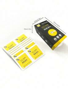 12/24/36pcs Adhesive-Removing Wipes Are Super Adhesive-Removing Agents. Cars Do Not Hurt Paint. Adhesive Cleaning Agents Are Used To Remove Adhesive Traces. Household Wipes Are Suitable For Adhesive Marks And Marker Marks On Glass, Plastic Porcelain And Metal Surfaces. - Multicolor - View 2
