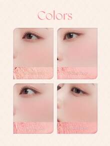 DASIQUE Ice Cream Blush Palette - Velvet Matte & High-Pigment Cheek Color, Buildable Blendable Blush For Soft Gradient Makeup - #07 Candy Berry - View 4