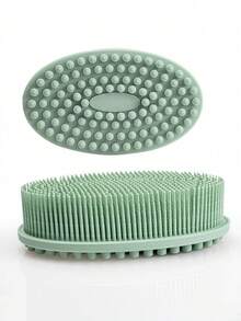 1pc Silicone Body Scrub, Exfoliating Body Scrub, Suitable For Shower, Rich Lather, Long-Lasting And Durable, Soft Body Scrub, Suitable For Shower And Bath Skincare Routine. - Multicolor - View 16