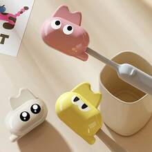 1pc/3pcs Toothbrush Holder Clip, Portable Toothbrush Protective Case, Travel Toothbrush Head Cover, Toothbrush Protector Case, Plastic Clip Suitable For Home, Travel, Camping, Bathroom, School, Business, Home Bathroom Decor - Multicolor - View 6