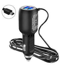 Dash Cam Car Charger Mini USB Cable Power Cord Supply For DVR Camera GPS.P5Y6
