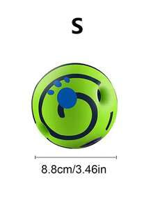 猫狗宠物声音球玩具宠物互动智力训练球玩具趣味摇晃咯咯球狗玩具缓解焦虑训练清洁牙齿内置发声宠物球玩具适用于室内和室外狗咀嚼玩耍和触摸训练用品三种尺寸的声音球玩具适用于大型犬和中型犬小型犬绿色 - 綠色 - 查看 12