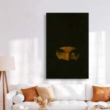 Framed Drake-Inspired  Canvas Poster, Dark Lane Art Print,   Ideal For Living Room, Bedroom, Bathroom, Kitchen, Office, Cafe Decor, Bedroom Artwork|Mysterious Decor For Halloween, Christmas, Living Room, Room And Bathroom Decorations - 裱框 - 查看 4
