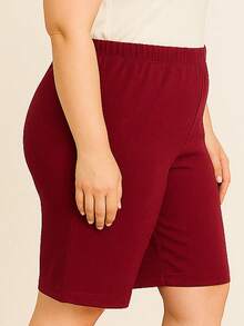 Women's Bermuda Shorts Gorgurão Comfortable Women's Gorgurinho Shorts Workout G GG - Màu Tím - Xem 1