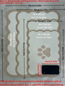 Pet Feeding Mat,Scalloped Dog Feeding Mat,Cat Feeding Mat, Absorbent Mats For Food And Water Bowl, Dispenser, Cute Elegant Aesthetic Scallop Pet Placemat For Dogs, Cats, Puppy Accessories,1PC