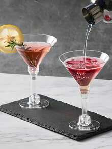 20 pezzi Eleganti bicchieri di plastica da 150ml per Martini - Perfetti per cocktail, champagne e dessert - Riutilizzabili, bicchieri da festa per matrimoni, San Valentino e altro