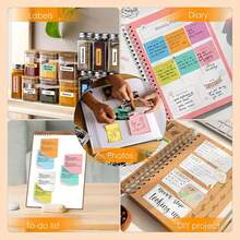 Papel térmico para mini impresora, 57X25mm Papel de impresión mini compatible con X5/X6/C9/C15/C17/C20, perfecto para notas de estudio, etiquetas, organización del trabajo, impresión de fotos y memorandos - Multicolor - Ver 6