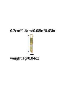 3pcs/Pack 304 Stainless Steel Cylinder Natural Stone Curved Needle Accessories For Bracelet Necklace - Cylindrical Natural Stone Curved Needle Accessories - View 17