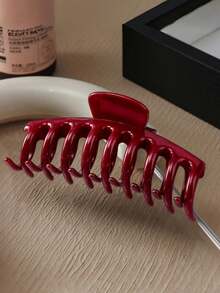 1 件/4 件/8 件柔软硅胶发夹，减震保护夹，适用于度假、旅行、派对、生日、办公室、海滩、发髻发型配件套装发饰秋季爪夹时尚发夹秋季发夹冬季配饰 - 彩色 - 查看 10