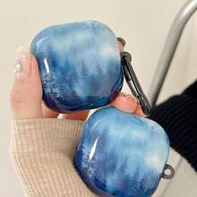 Sam Sung Galaxy Buds Marble-TPU Case For Buds 2/Pro/Pro 2/Live/FE Scratch-Resistant & Anti-Slip Texture Sleek & Stylish + Detachable Carabiner - Multicolor - View 12