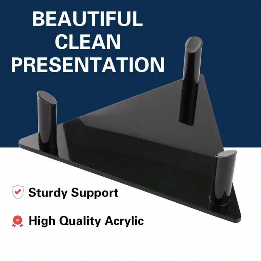 رف عرض كرات أكريليك مثلث الشكل، لتخزين الكرات الرياضية، رف عرض مثلث شفاف، رف تخزين الكرات الرياضية، مناسب لكرة القدم والسلة والتنس والبيسبول والبولينج والراجبي وغيرها من الكرات، رف عرض وتخزين التذكارات، مناسب للديكور الداخلي والخارجي، ديكور المكتب