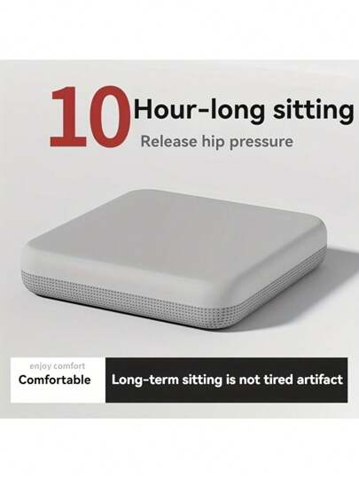 4cm Thick Memory Foam Seat Cushion, Ultra Soft Office Chair Pad, Resilient & Breathable Car Seat Cushion, Lumbar Support For Long-Sitting, Pain Relief Chair Cushion Chair Pillow Cushions Gaming Chair