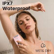 1pc USB Rechargeable 5W Electric Hair Remover, Multifunctional 2-In-1/5-In-1 Women Electric Intimate Trimmer, Underarm Hair Shaver, Epilator - Pink - View 10