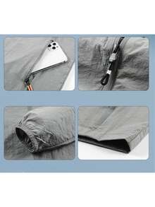 Men's UV+ Sun Protection Jacket - Breathable, Waterproof And Ultra Lightweight For Outdoor Sports - Gris - Ver 6