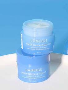 Laneige 兰芝[迷你]水润睡眠面膜 15ml / 亮肤、补水、柔肤 / 一款韩国睡眠面膜，可在夜间深层补水，令肌肤焕发光彩。轻盈清爽的凝胶配方温和舒缓肌肤，锁住水分，带来轻盈舒适的感受。[随机包装（2种款式）] - Water Sleep Mask 15ml - 查看 6
