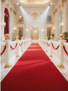 婚礼地毯，高密度红地毯和厚白地毯，一次性使用，品质优良，适合各种庆典。浴室厨房装饰 - 紅色 - 查看 11