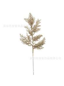 10 Stücke künstliche Glitzer Kiefernnadel Blumenanordnung, Weihnachtsbaum Dekoration, geeignet für Weihnachtsferien Dekoration