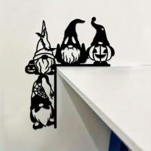 Christmas Door Frame Corner Finials, Festive Decorative Metal Signs, Door Frame Corner Metal Decorative Signs, Artistic Wall Hanging Signs Home Decor Christmas Decorations Room Decor Winter Christmas Decorations Home Christmas Gifts Christmas Decor - Multicolor - View 7