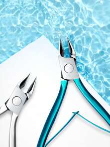 Ultra Sharp Precision Nail Clippers - Professional Grade Thick Nail Trimmer And Edge Trimmer For Ingrown Nails, With Cuticle Pusher And Cuticle Nipper, Home Manicure And Pedicure Care, Easy To Use And Clean, Callus Remover Clipper, Professional Stainless Steel Cutting Pliers. - Multicolor - View 8