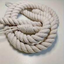 1pc Fabric Door Stopper, Wall Mounted Door & Window Protector With Woven Rope, & Fashionable Home Decor, Cute Design, Soft Material, Suitable For Household Use, Stylish Protector, Durable Structure - Multicolor - View 6
