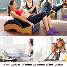 Yoga Socks With Grips For Women Non Slip Pilates Socks Anti Skid Grippy Ankle Athletic Socks 3 Pairs-242175 - 03Đen - Xem 7