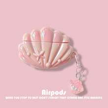 Tương thích với dòng Apple Air, Series và Series, ốp bảo vệ mạ điện màu tím và hồng cho tai nghe, phù hợp với Air 1/2/3/4/Pro/Pro 2, 5i/6i/SE2/SE3/Pro3/Pro4 và Galaxy Buds 3/Buds 3 Pro, được thiết kế dành cho nữ. - Nhiều màu - Xem 17