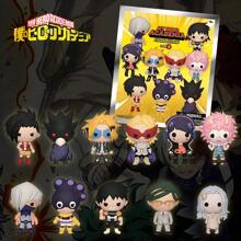 Crunchyroll 1 PIEZA Llavero de la serie 6 con figura de anime de misterio de bolsa ciega con licencia oficial, figura anime miniatura adorable y aleatoria, mercancía de dibujos animados linda, estatuilla coleccionable con sorpresa como regalo, decoración de regreso a la escuela