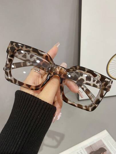 1 Kính mát gọng trong suốt nhiều gọng tối giản dành cho nữ, thích hợp sử dụng hàng ngày